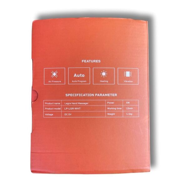 Lifepro Legra Hand Massager - for Arthritis & Carpal Tunnel Relief • White • NIB - Picture 13 of 13